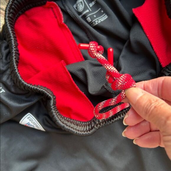 Nike Men's Black and Red San Francisco Dry Fit Athletic Training Shorts Size L - Picture 5 of 9